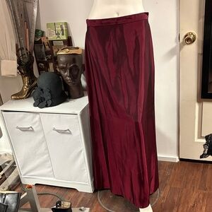 90s JR Nites  Burgundy  Skirt
